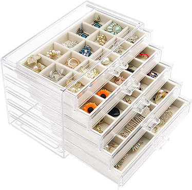 5 Drawer Jewelry Box