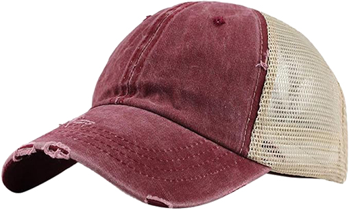 Baseball Messy Cap Girl Hat