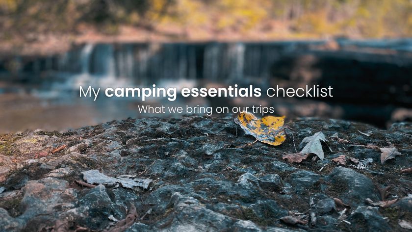 Truly Great Finds - My Camping Checklist