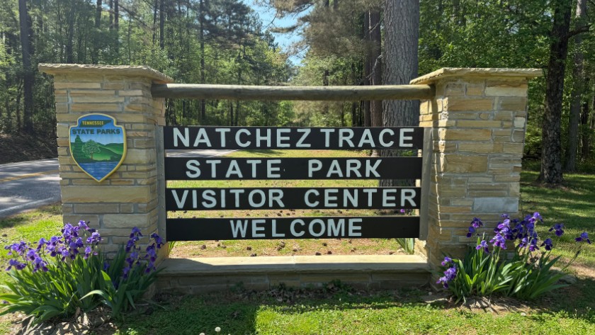 Truly Great Finds - Camping Natchez Trace Park Entrance